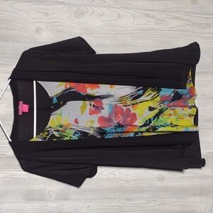 ✴️3 for $15: Layered Painterly Floral Blouse